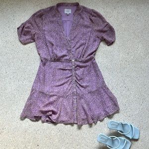 JOA Lavender dress w A Line detail